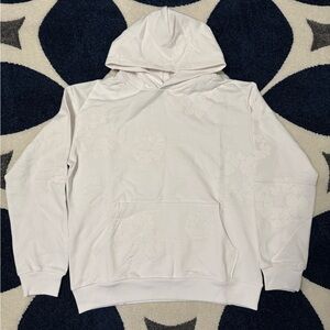 Denim Tears The Cotton Wreath White Monochrome Pullover Men’s Size Large
